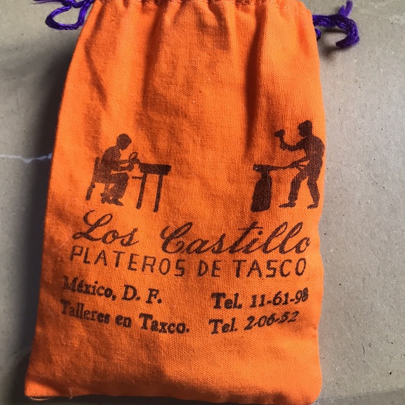 Vintage Taxco sterling silver heirloom piece ❤️ gorgeous Mexican sterling - Picture 12 of 12